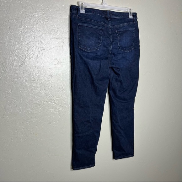 Talbots Dark Wash Flawless Five Pocket Slim Ankle Jeans - Picture 2 of 6